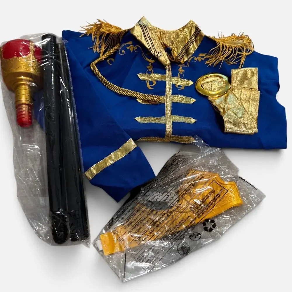 Spooktacular Creation Deluxe Prince Charming Costume Blue Halloween Small 5-7 yr